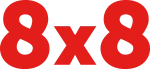 8x8 XCaaS logo